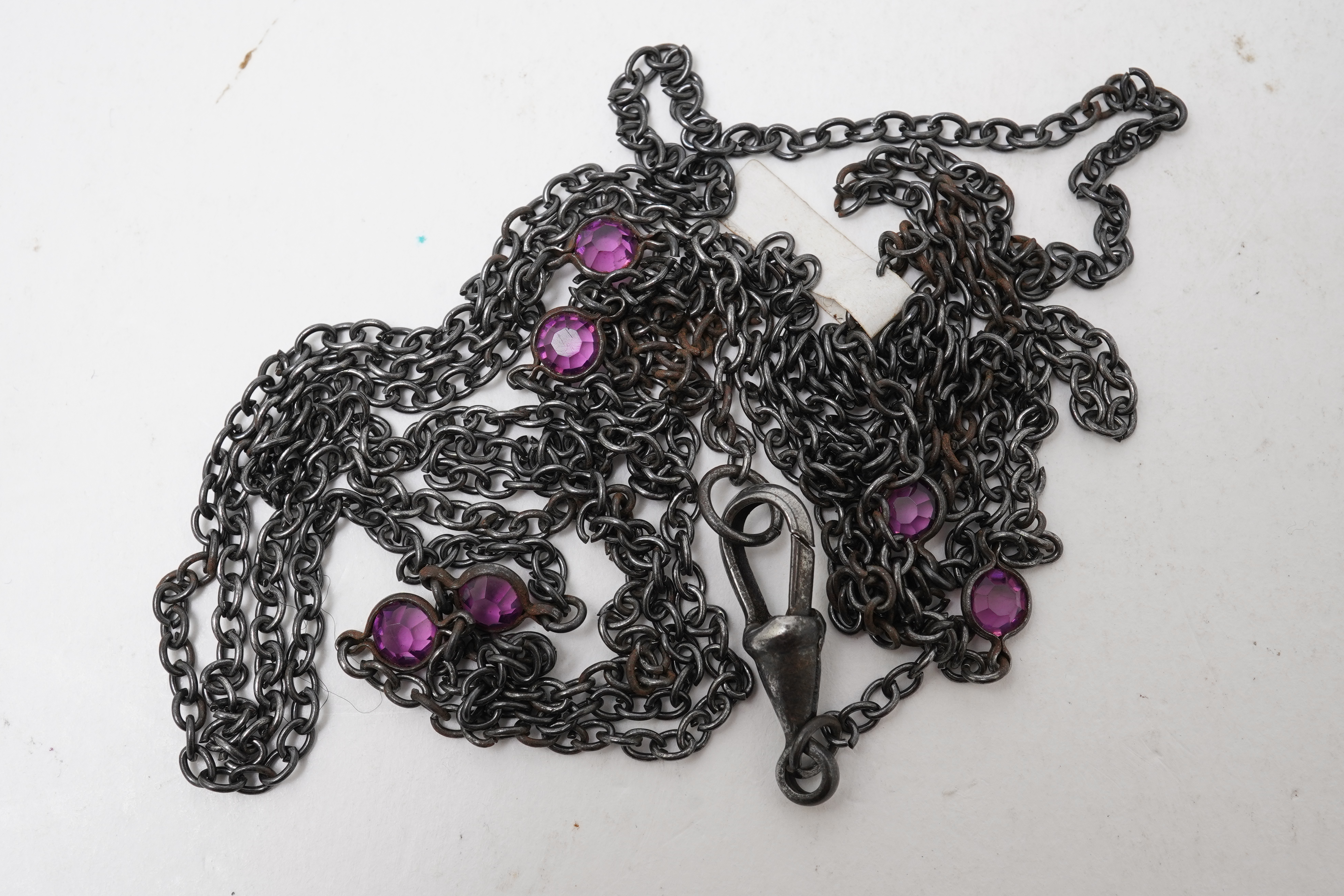 A cut steel tiara and a collection of jewels